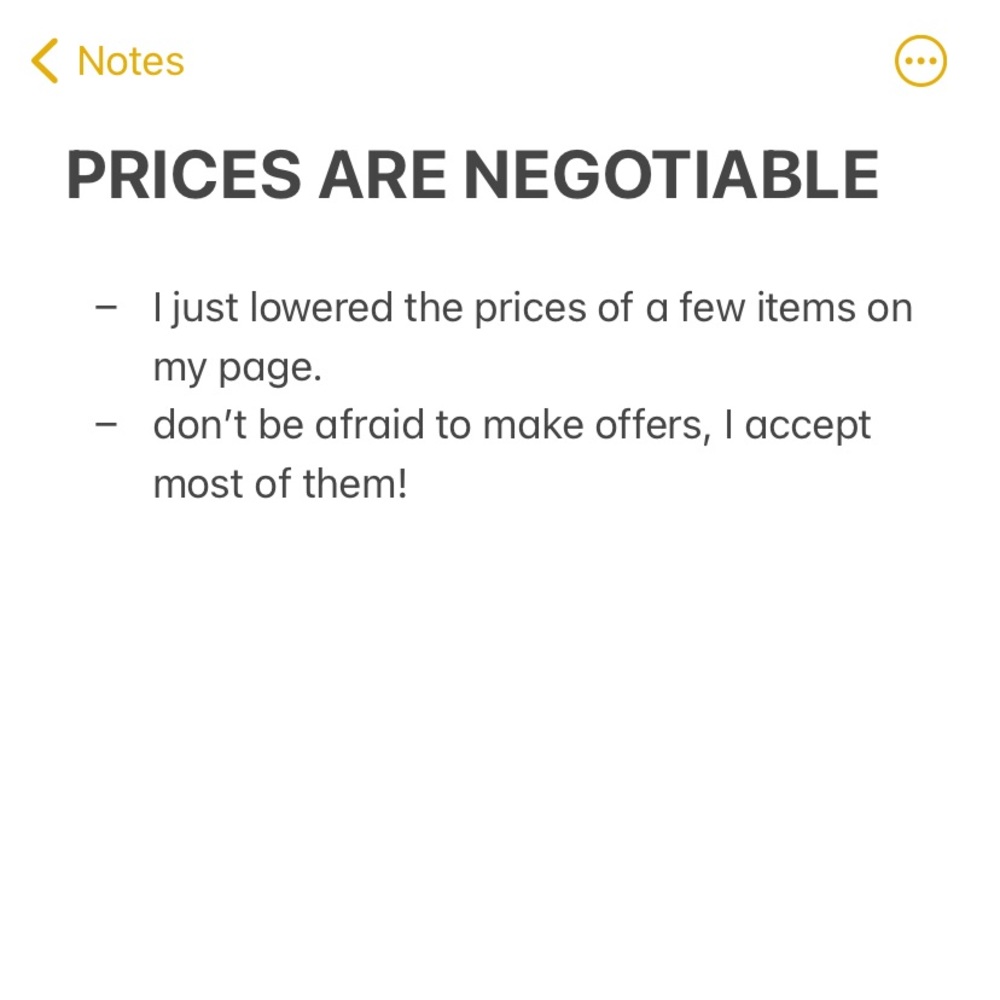 !!! message me if you have questions about an item
